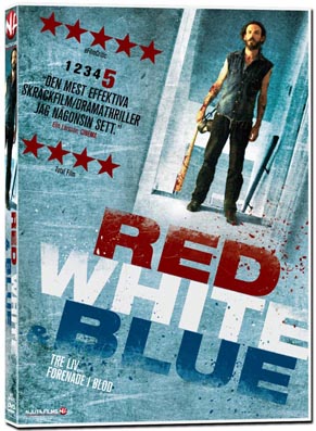red, white & blue omslag