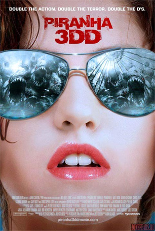 piranha 3dd internationell poster