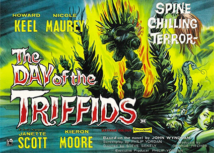 day of the triffids science fiction cover