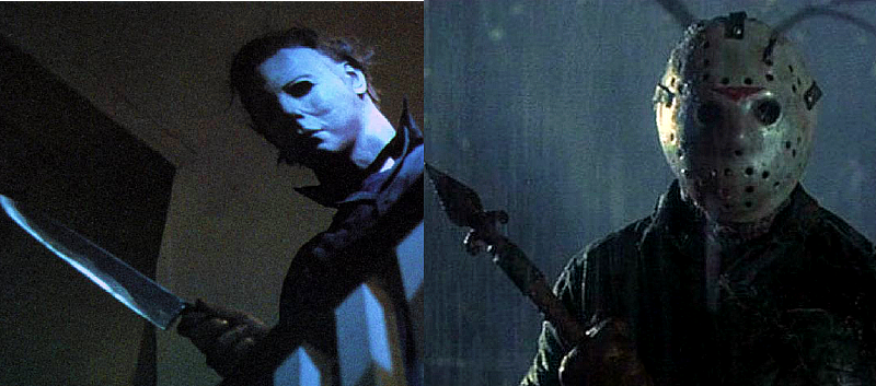 jason voorhees och michael myers halloween och friday the 13th