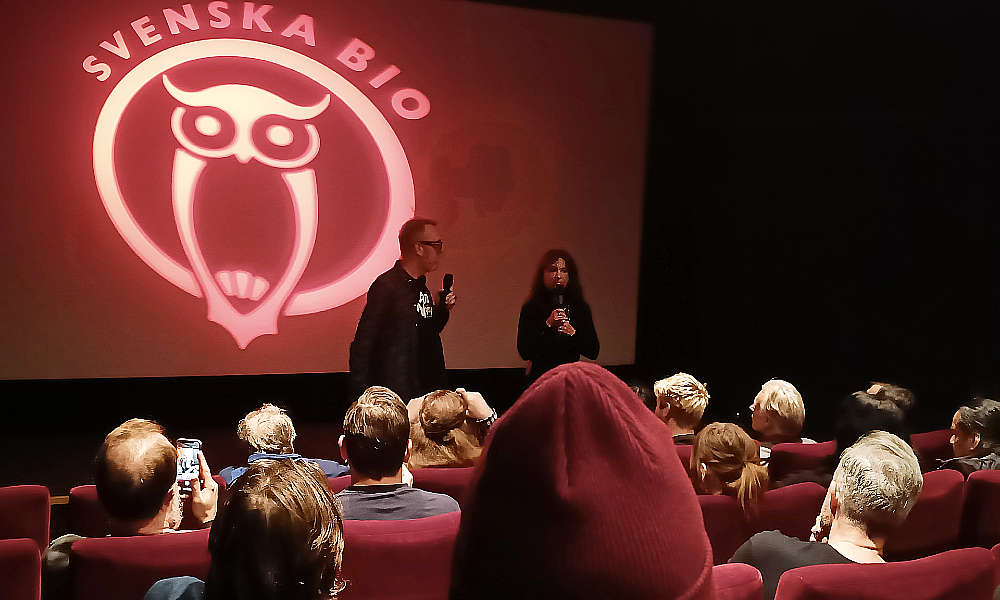 christina lindberg på bio victoria och filmvisning av sex & fury